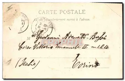 Antieke ansichtkaart Mine Mines Saint Etienne Mines de Montrambert Puits Marseille — Achterkant