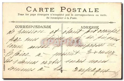 Flor de clematite — desenho a água-forte — Pardee & Co. - Alais — Verso