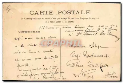 Fleur de pensée — Lyon — editor não visível — Verso