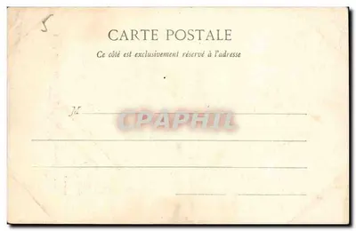 Zamek w Castelnau de Brettenoux (Lot) — fasada nie odrestaurowana — Labordère fr. - seria N° 28 — Rewers