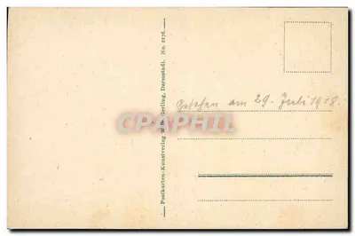 Auerbach a. d. Bergstr. — Ruiny zamku — Postkarten-Kunstverlag Darmstadt, n° 2176 — Rewers