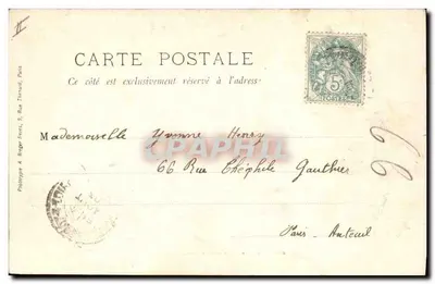 Châteauneuf - Stary Most i Wieża — J. Grivel, wydawca — Rewers