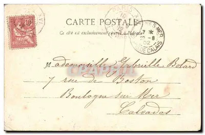 Antike Ansichtskarte Fantaisie Pierrot Pere de famille — Rückseite