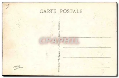 Besançon-les-Bains — Pałac Sądowy — wydawca 'La Cigogne' Strasbourg — Rewers