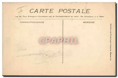 Marine Militaire Française - « Bombarde » - Torpilleur d'Escadre - N° 2462 — Verso