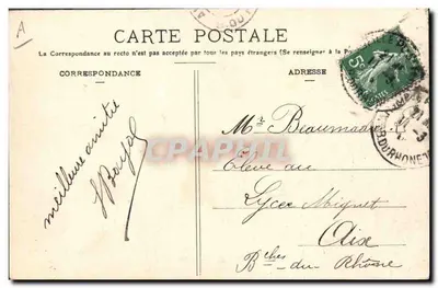 Le Bruix — Krążownik pancerny — A. Bougault n°501 — Rewers