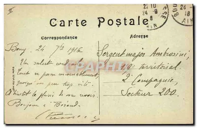 Bourg — A Prefeitura — LL — Verso