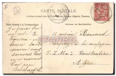 Clermont-Ferrand — A Prefeitura e o Telegrafe — A Auvergne ilustrada, n°24 — Verso