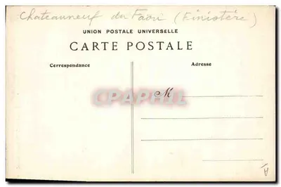 Młoda Élise Châteauneuf-du-Faou — kolekcja Villard, Quimper — n° 1336 — Rewers