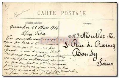Scaër — El Jambadao de la Gavotta Bretona — Colección Villard, Quimper — Reverso