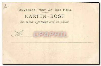 Giovane ragazza da Scaér - Studio sui cappelli della Bretagna — Collezione Villann, Quimper — Verso