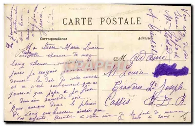 Młody Mężczyzna z Scaër — Kolekcja Villard, Quimper — nr 4053 — Rewers