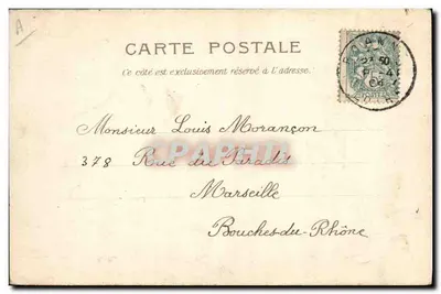 Dragons — scène de cavalerie — éditeur RAPHAEL TUCK & FILS, PARIS, SÉR. 80, N° 1 — Verso