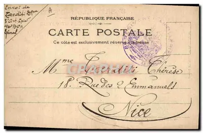 8º Batalhão de Artilharia — Honra e Pátria — STORCK e Co. Lyon-Paris — Verso