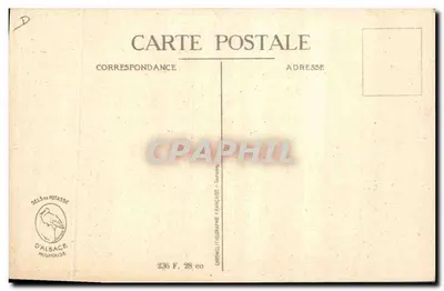 Agricultor em campo de trigo — propaganda para Sels de Potasse d'Alsace — editor Sels de Potasse d'Alsace, Mulhouse — Verso