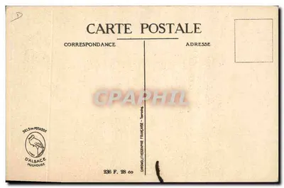 Het Geheim van de Gelukkigheid?... hier is het... — Een goede pijp roken en... Je eigen land roken met de Alsace Potasse! — Potassezouten van Alsace, Mulhouse — Achterkant