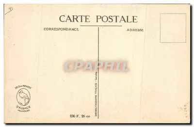 Droom van groenten — reclame voor de Potasse d'Alsace — uitgever Sels de Potasse d'Alsace, Mulhouse — Achterkant