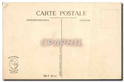 Mujer en traje alemán — publicidad para los Sales de Potasa de Alsacia Mulhouse — editor Sales de Potasa de Alsacia Mulhouse — Reverso