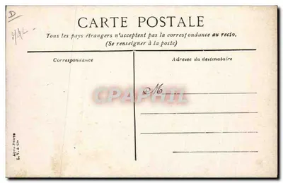 Trelazé — Vista geral das serrarias de telha — L.V. & Cie, n° 286 — Verso