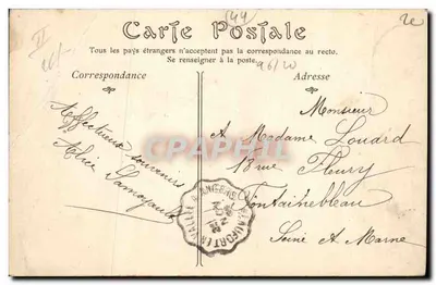 Poço N°-9 dos Grandes Carreaux — Comissão das Telhas de Angers (Larivière e Cie) — ND Fot — Verso