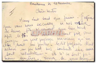 Bousse, Festa — Santa Eugênia — 15 Novembro 1948 — Verso