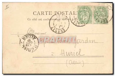 Zamek w Maulmont — Cussé — R.&J. D. 10177 — Rewers