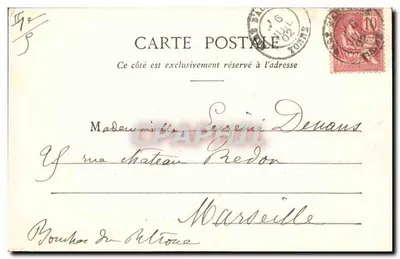 Saint-Amand-en-Puisaye — O Castelo, lado Sudeste — Desvignes, fot.-edit., Chamecy — Verso