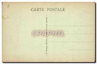 ÉTABLES - Grotta Bianca — widok z jaskini z dwiema osobami — wydawca J. Nozais, Nantes — Rewers
