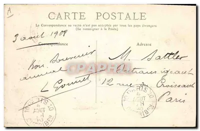 Meschers-les-Bains — as Grutas habitadas — Charente-Inferieure — 137 (Inédito) — Verso