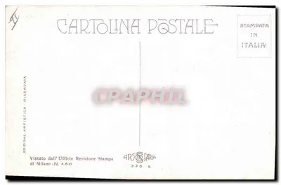 Bambina con orsacchiotto — illustrazione — E. Lanné — Verso