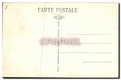 Besançon les Bains — Pałac Sądowy, XVI wiek (dawniej Sejm Franche-Comté) — Wydawca C.L.B. n°20 — Rewers