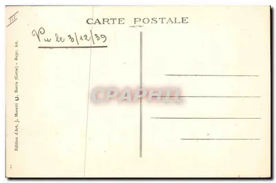 Bastia (Korsyka) — Bulwar Pałacowy - Sąd Rejonowy — J. Moretti — Rewers