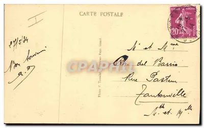 Bergerac - Palácio de Justiça — Editor 'La Civette', Bergerac — Verso