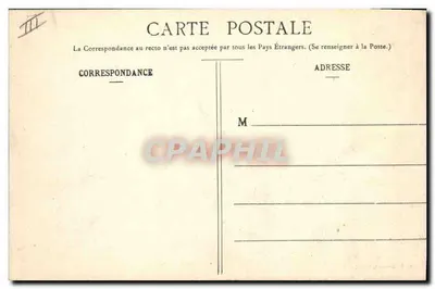 O Almirante-Tréhouart, navio blindado da Guarda Costeira — Coleção H. Laurent, Port-Louis — Verso
