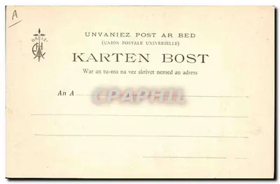 De « BRUIX » Kruiser met pantser — Collectie E.H. — Uitgever Le Sage, n° 1051 — Achterkant