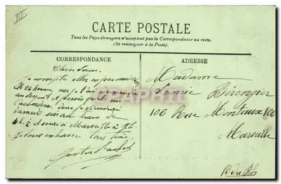 „Charles-Martel”, pancernik eskadry w Toulonie — A. Bougault, nr 519 — Rewers