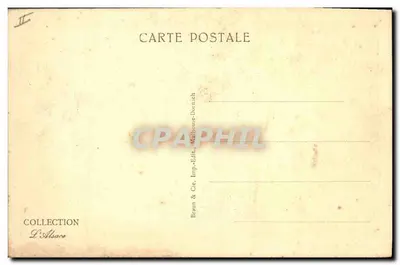 Colmar — Prefektura, widok z parku — Braun & Cie, Imp.-Edit. Mulhouse-Dornach — Rewers