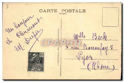 Clermont-Ferrand — Nowa Prefektura — G. D'O. n°1197 — Rewers