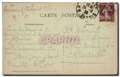 Chambéry — Prefektura (dawny Zamek Duków Savoijskich) — B.F. Lux, nr 106 — Rewers