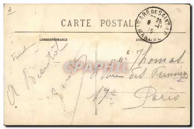 Mulher da Ilha de Sein — Estudo de Cabeça — Coleção Villiard, Quimper — Verso