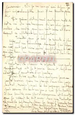 Jovem Menina de Ste Anne d'Auray — traje tradicional — editor desconhecido, n° 2063 — Verso