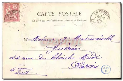 Guérande - O viúvo, Um homem que chora com um olho e ri com o outro — Coleção G. L. De Nautes, n° 299 — Verso