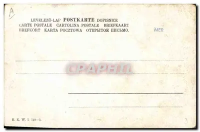 Oficial de cavalaria alemão — Major — editor B. K. W. I, n° 749-5 — Verso