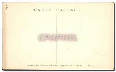 Cuirassieri - Scorta presidenziale - 1914 — Marius Foussain, editore N° 107 — Verso