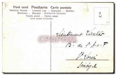 Soldado em uniforme verde — saudação — editor SER 705 — Verso