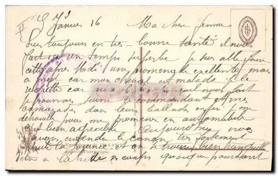 Soldado e mulher sentados em um banco — Paris — Édition Patriotique, n° 2344 — Verso
