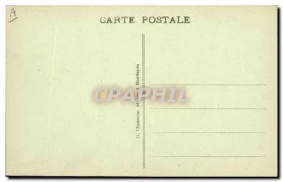 Montluçon — Kanał Berry i pieców wapniowych — G. Chaumont, wydawca w Montluçon, nr 0123 — Rewers