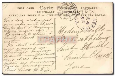 Kopalnie złota w CHATELET (Creuse) — Ogólny widok — Pinthon, fot. — Evaux-les-Bains — Rewers