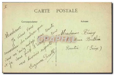 Zamek PIERRE-en-BRESSE — Les Pavillons. — Wyd. Elévation 1900 — Rewers