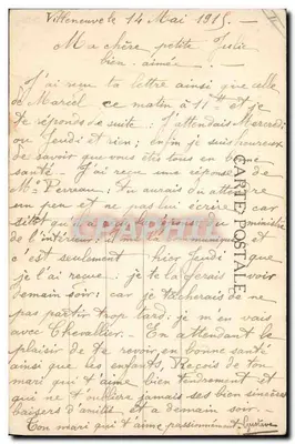 Het Kasteel van RESLE — Vitteneuve — Collectie Karl - Villier, M.annes Garsene — Achterkant